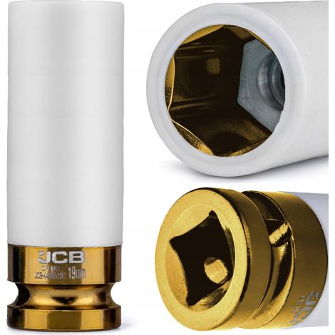 Douille à impact 1/2" pour jantes en aluminium de 19 mm, longue à 6 pans (1/2)