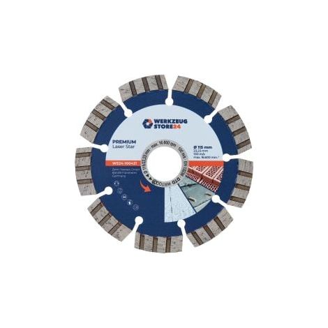 WS24 Diamanttrennscheibe Premium Laser Universal 115 mm - WS24-100431 (1/5)