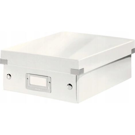 Esselte Click & Store Storage Box White Flexible Compartments