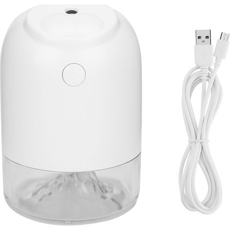 Tragbarer USB-Luftbefeuchter mit Timer – Luftreiniger für Zuhause und Büro – Leiser Luftbefeuchter mit LED-Beleuchtung (1/5)