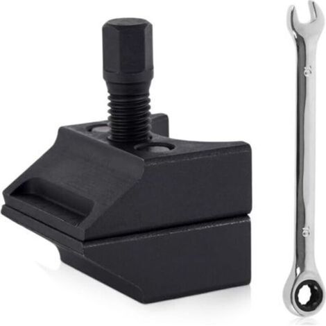 Écarteur de suspension de voiture, écarteur de fusée d\'essieu, outil d\'écartement de jambe de force pour la plupart des véhicules, clé de retrait d\'amortisseur de voiture. (1/4)
