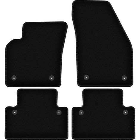 Schwarze Velours-Fußmatten für Volvo C30 Schrägheck (2006-2012) (1/5)