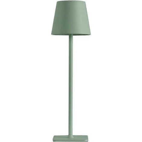Cordless USB Rechargeable Table Lamp Green (1/5)