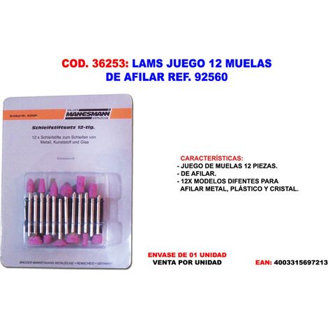 Set di 12 mole per affilatura LAMS