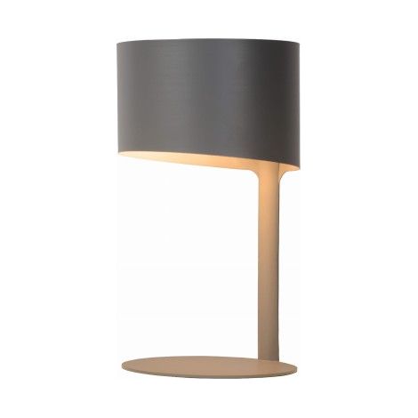 KNULLE Lampe de tab.-Gris-Ø15