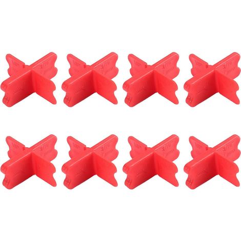 8-teiliges Set Terrassenabstandshalter in 4 Stärken (1/16", 1/8", 3/16", 1/4"), Kunststoff-Terrassendielen-Montagehalterung (1/5)