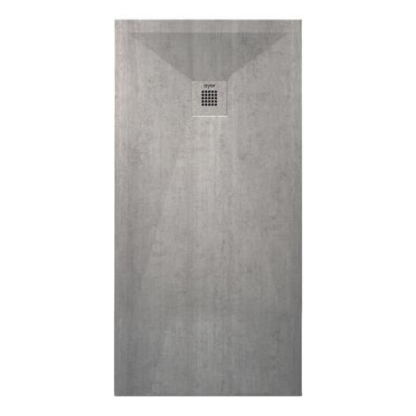 ONDEE - Plato de ducha NOLA 3 - Puede cortarse - 90x200x3cm - Resina - Hormigón