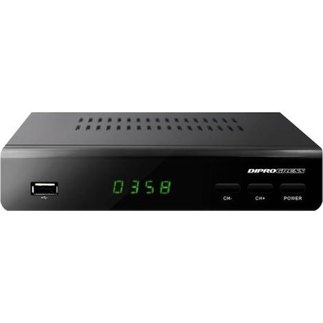 DIPROGRESS DPT203HD descodificador para televisor Satélite Full HD Negro