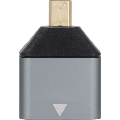 Adaptateur HDMI mâle vers femelle en alliage d'aluminium 4K Micro HDMI pour connexion haute définition (1/5)