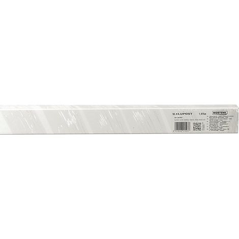 Poste aluminio ALUPOST horizontal 1,9x0,06 M blanco