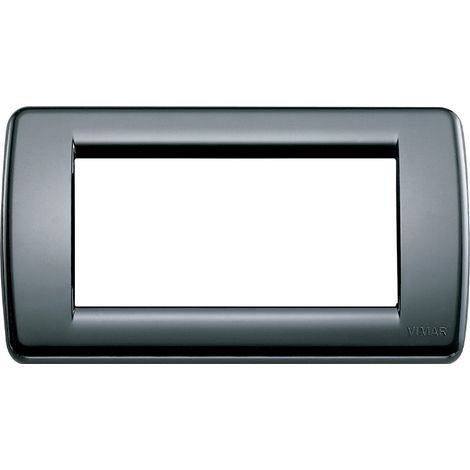 Placca Rondò 4M nero Vimar Idea 16764.16 (1/3)
