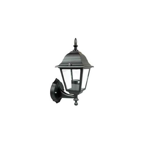 LANTERNA CON BRACCIO INFERIORE MODELLO NEW YORK  60w IP44 mm.192x370h. colore nero    SYNTESY