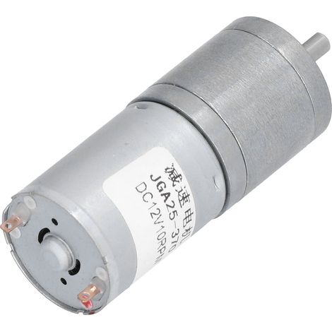Moteur à engrenages CC à couple élevé, réducteur de vitesse pour l'automatisation de bureau, serrures de porte électroniques, rideaux électriques, 12 V (1/5)