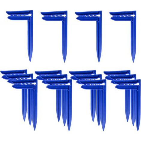 Pinces à serviette de plage - Lot de 16 - plastique - 15 cm - Pinces à serviette (1/5)