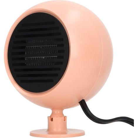 Chauffage de voiture planétaire à rotation multi-angles, dégivreur de pare-brise portable, rose, 12 V