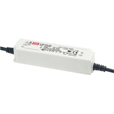 MW Mean Well LPF-25D-24 Driver per LED, Trasformatore per LED Tensione costante, Corrente costante 25.2 W 1.05 A 13.2 - (1/2)
