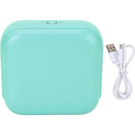 Imprimante d'étiquettes thermique Portable Bluetooth sans encre Photo pour bureau à domicile école vert (1/5)