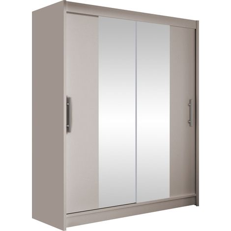 Armoire Closico Camera II, Cachemire, 200x150x58cm, Portes d'armoire: Coulissantes, Nombre d'étagères: 5 (1/5)