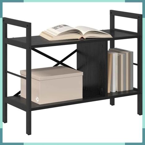 Étagère - 883976 - Chêne noir - Bois d'ingénierie - 3 étagères (1/5)
