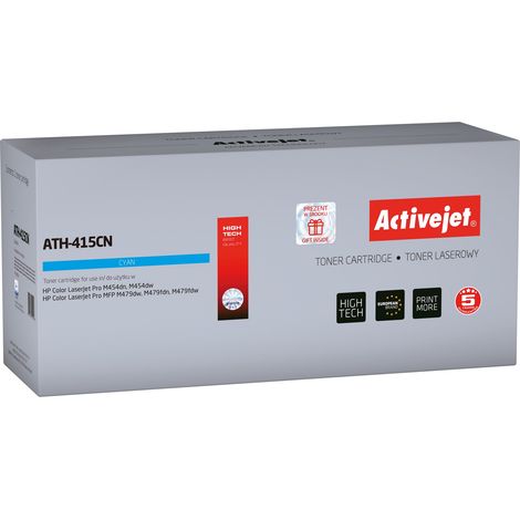 Tóner Activejet para HP 415A W2031A nuevo ATH-415CN (1/2)