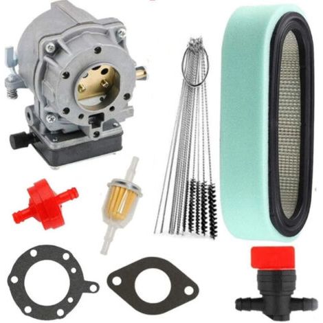 Carburetor for Briggs & Stratton engines with air filter and fuel filter - replacement part for models 693479, 499306, 394019S, 394358S, 693480 -