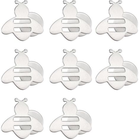 Nappe de Table Exterieur Magnétique, 8 Pièces Aimants Lestés Poids pour Nappe, Acier Inoxydable Pince Nappe Exterieur, Fixation Magnétique, Pince Nappe pour Fixation Nappes Rideaux (1/5)
