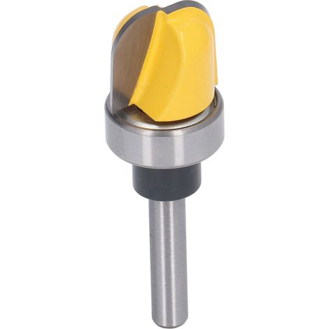 Fraise à affleurer en acier haute dureté 45 avec revêtement PTFE, pour tiroirs, fond arrondi profond 6 x 3/4 (1/5)