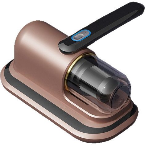 Aspirateur anti-acariens sans fil doré UV, forte aspiration double puissance, nettoyeur matelas lit maison (1/5)