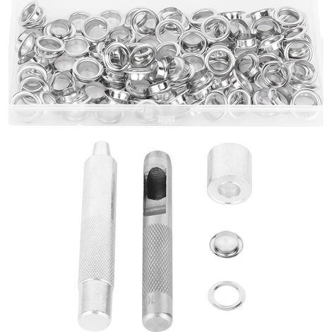 Ösenwerkzeug-Set aus Kupfernickel, Zubehör zum Stanzen von Nähösen, 1/2 Zoll Innendurchmesser (1/5)