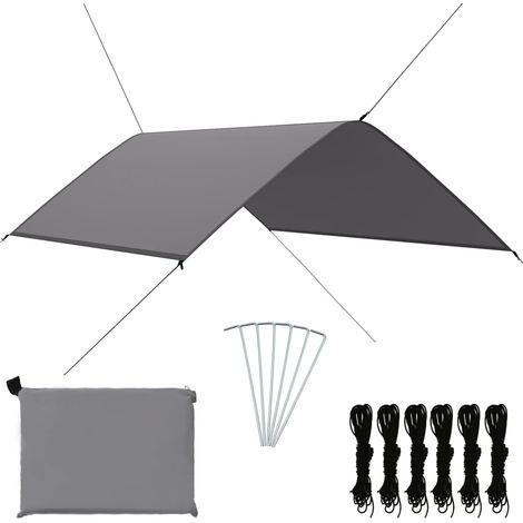 Toldo de jardín gris 3x2 m vidaXL (1/5)