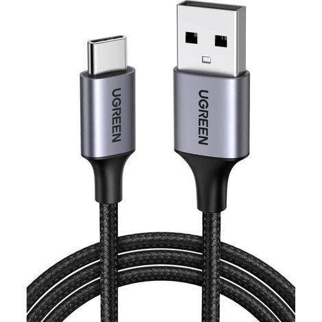 Câble USB C -KAL- Charge Rapide 3A,Nylon Tressé,Compatible iPhone 17,Galaxy S25,Redmi Note 13 Pro(1M)