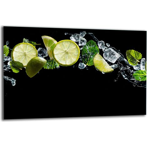 PLAQUE DE PROTECTION EN VERRE POUR CUISINIÈRE 80x52 FRUIT (1/5)