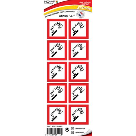 Pictogramme - Je ronge 40x40mm - 4251141