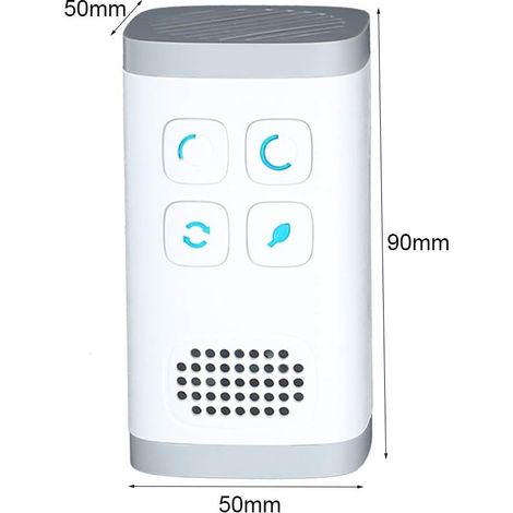 Purificatore d'aria a ionizzazione di ozono, deodorante per casa e bagno, elimina formaldeide e odori, bianco - ALTRO (1/3)
