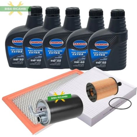 Filtro aria olio gasolio abitacolo per jeep compass 20 crd 103kw-140cv