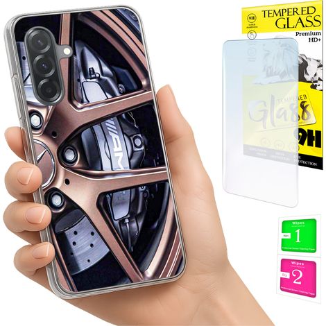 Custodia per Samsung Galaxy A36 / A56, cover fotografica, cover posteriore + vetro 9H (1/5)