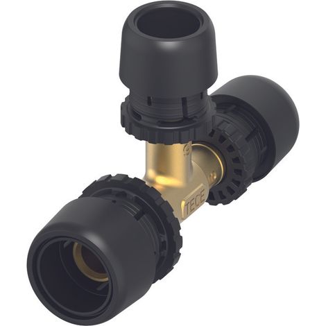 TECElogo Ax pièce en T, réduit, bronze au silicium, 8803007,
