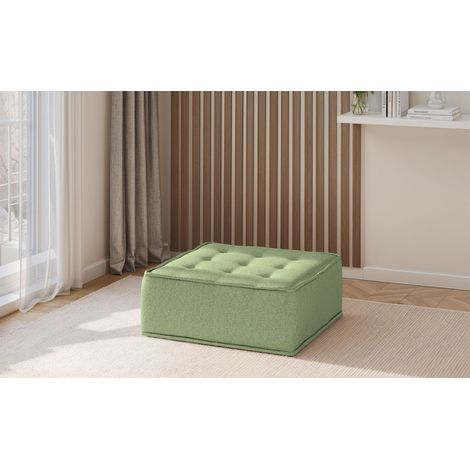 Polsterhocker Modul SANDE Stoff Alpine Hellgrün (1/5)