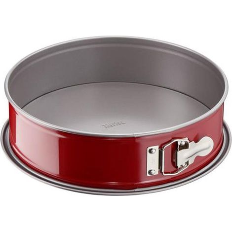 Tefal J1641214 Delibake - Stampo a cerniera, 23 cm, in acciaio, colore: Rosso (1/5)