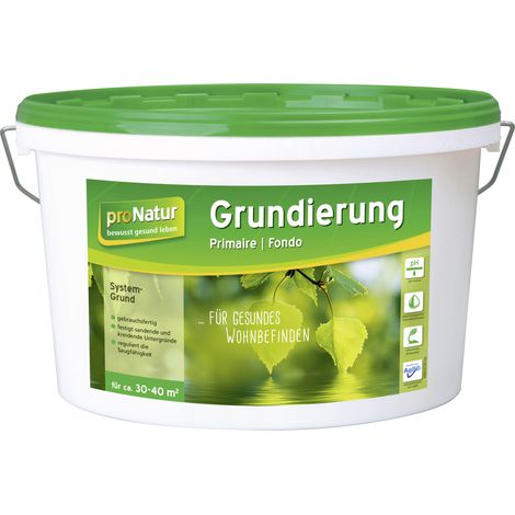 Pronatur Grundierung 5 L transparent Wandfarbe