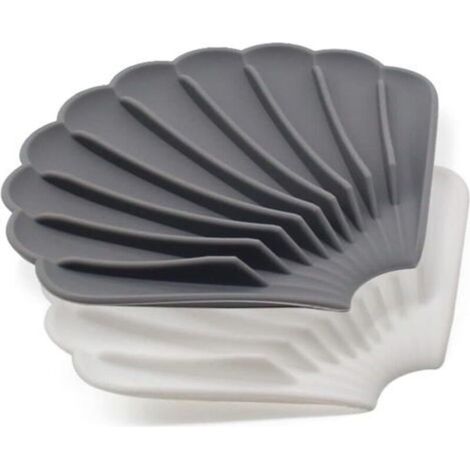 Pack of 2 Soap Dishes, Draining Soap Dish, Shower Soap Dish, Thickened, Non-Slip, Foldable for Sink, Shower, Bathroom, Kitchen (1/5)