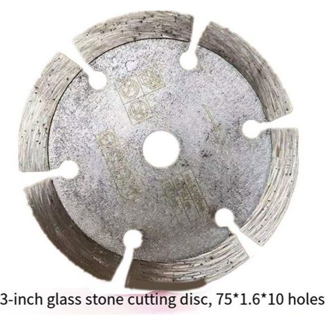 16 Disques de Coupe de 75 mm pour Meuleuse D'Angle D'Alésage de 10 mm, Lame de Scie Circulaire en Métal, Meule à Lamelles Plates, (1/5)
