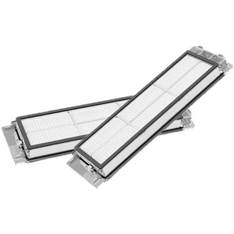 Outil compatible avec 2 pièces filtre Hepa lavable Compatible avec Xiaomi Mijia 1/2/1S Compatible avec Roborock S5 S6 Max S50 S55 S60 T6 Robot aspirateur pièces accessoires (1/3)