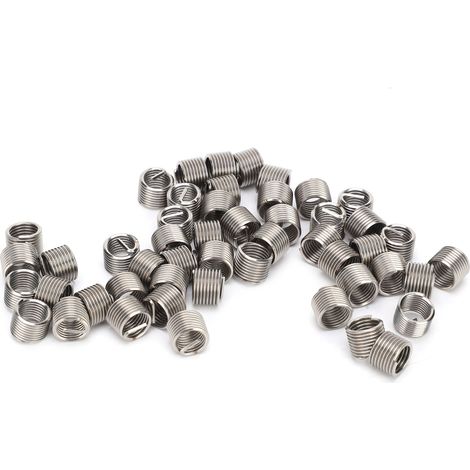 50 Pièces Écrous Réducteurs Filetés Mâle/Femelle M7x11.5D - Acier Inoxydable pour Réparation et Fixation de Câbles