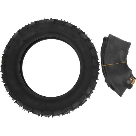 Pneu de trottinette électrique 10 pouces avec chambre à air 10 x 2,5 pouces, pneu gonflable en caoutchouc de rechange, chambre à air 255 x 80 (1/5)
