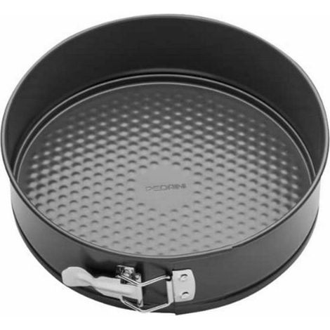TrAdE Shop Traesio - Teglia Da Forno Tortiera Per Dolci Torta Chiusura A Cerniera 20cm In Acciaio -