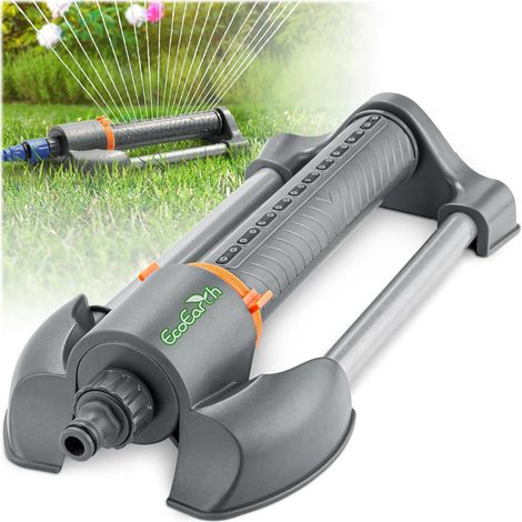 1 Arroseur Oscillant, 4 Angles Réglables, 20 Buses, Base Métal, Pour Jardin Et Pelouse (1/5)