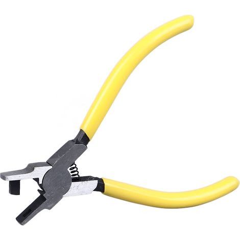 Perforateur de Trous en Cuir, Contrôle Précis, Outil de Poinçonnage Léger pour Bracelet de Montre, économie de Travail, carré de 4x2mm pour Bandes de Caoutchouc en Nylon (1/5)