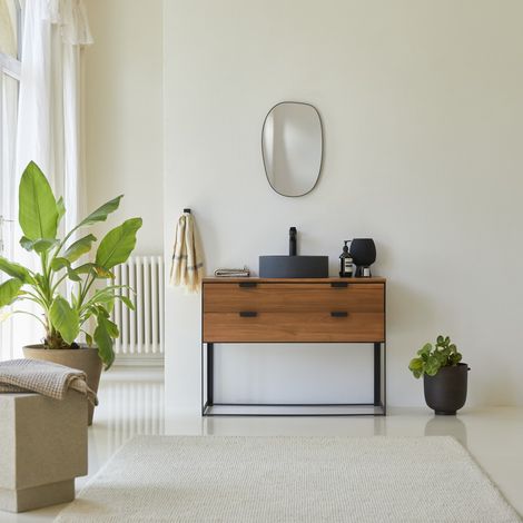 Meuble de Salle de bain en bois d'acacia 100 Urban (1/5)