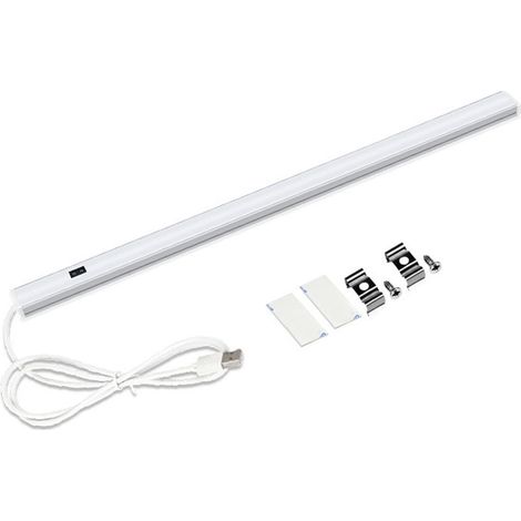 Lot de 1 luminaire LED sous meuble, raccordable et intégré, blanc chaud. (30 cm, 40 cm, 50 cm)